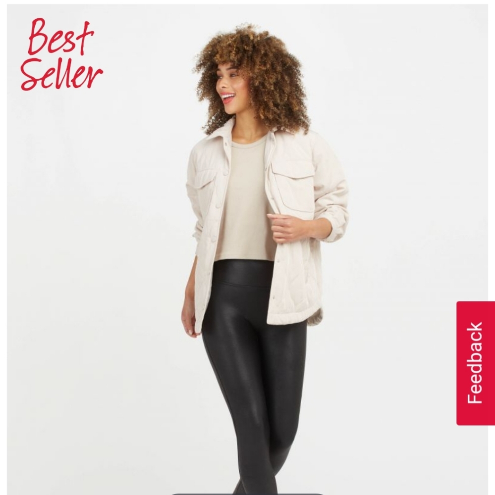 Spanx leather leggings
